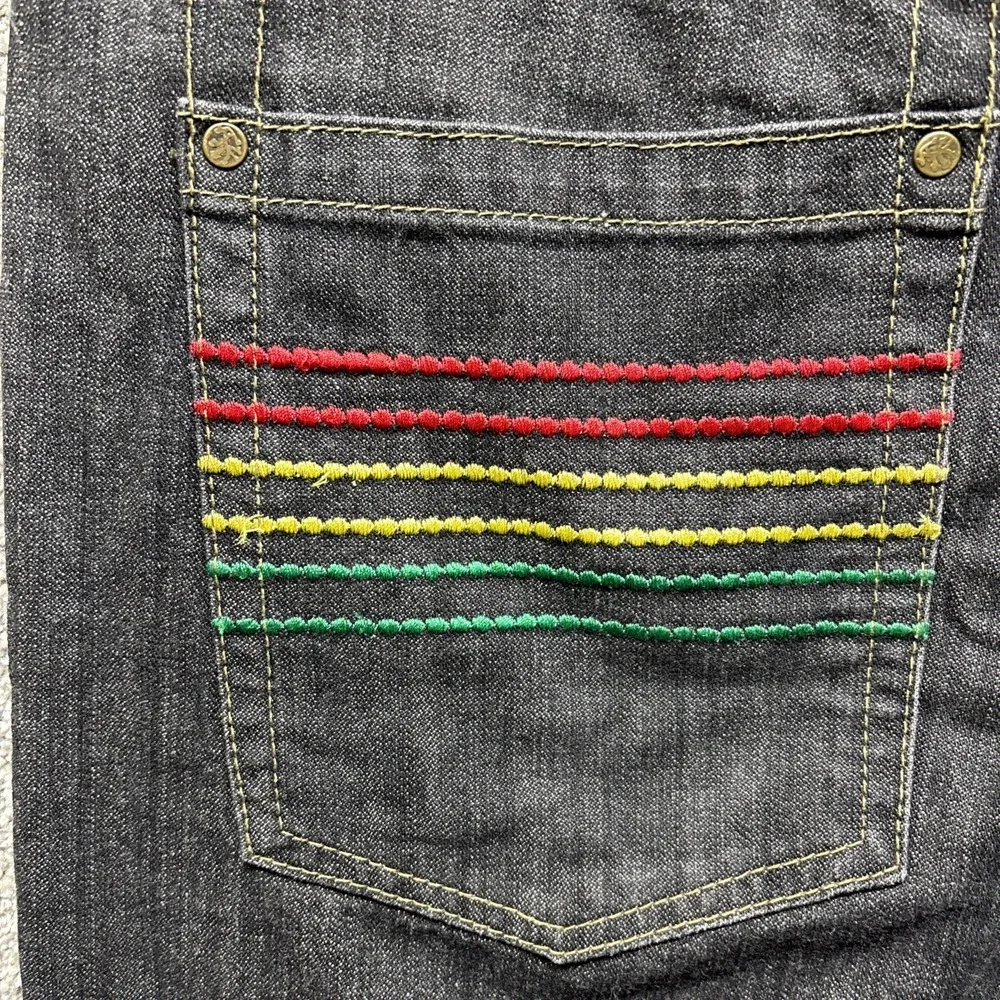 Vintage Y2K Akcess‎ Apparel Brown Bag relaxed straight denim Jeans 36x32 Skater